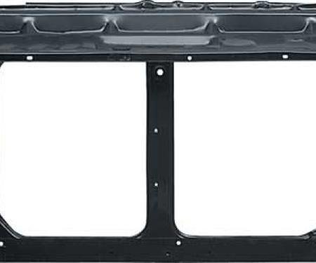 1981-86 Chevrolet/GMC C/K, 1987-88 R/V Pickup, Blazer, Jimmy, Suburban, Radiator Core Support, Header Panel, with Dual Headlamps