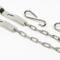 1958-66 Chevrolet, GMC Fleetside Pickup, Tailgate Chain Set, With Hardware, Stainless Steel