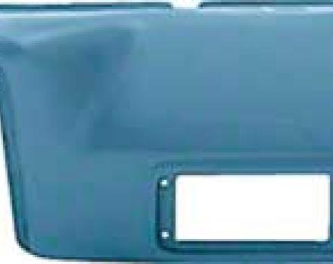 Chevy And GMC Truck Urethane Dash Pad Assembly,  Medium Blue, 1973-1978