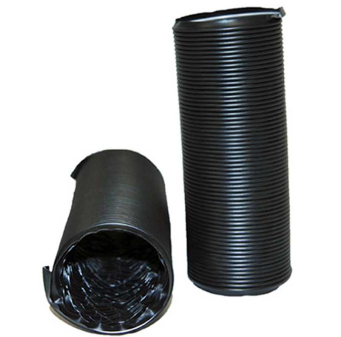 1956-77 Ford, Mercury Passenger Car, F-Series Pickup, Bronco, Defroster Duct Hose Set, Driver And Passenger Side, Polypropylene-Coated Fabric, Pair