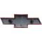1994-04 Chevrolet Truck, Bow Tie Grill Emblem, Black with Red Border