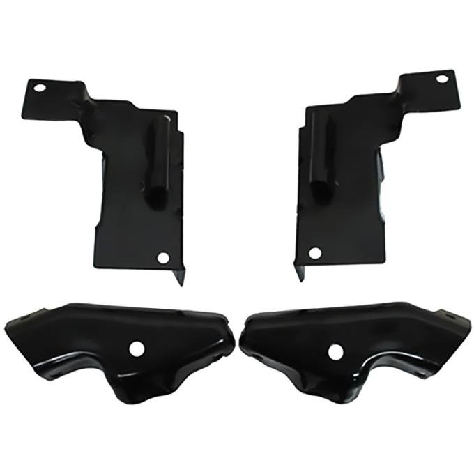 2003-07 Silverado, 2003-06 Avalanche, Suburban, 2004-06 Tahoe, Bumper and Impact Bar Mounting Brackets, Inner and Outer, 4-Piece Set