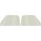 1967-72 GM Truck, Door Glass Conversion Set, One-Piece Style, Clear