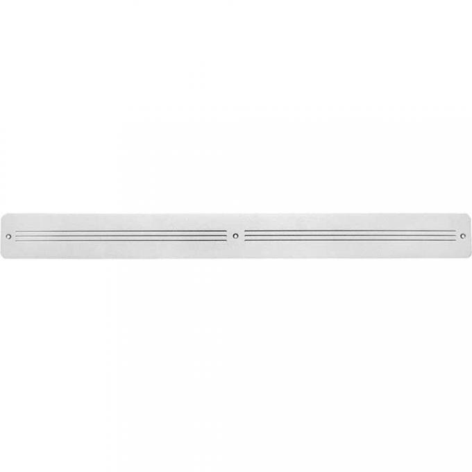 OER 1973-80 Chevrolet, GMC Pickup, Blazer, Jimmy, Suburban, Dash Panel, Billet Aluminum With Brushed Finish, Without AC T6141