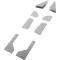 1967-72 GM Truck, Door Glass Conversion Set, One-Piece Style, Clear