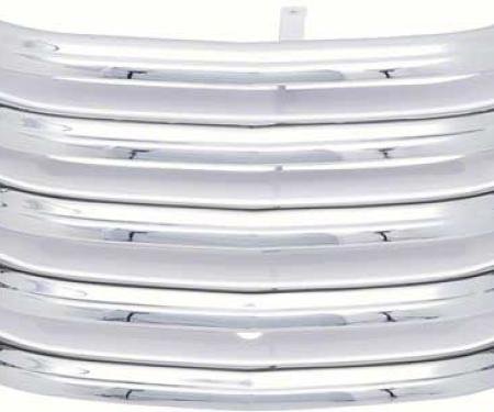 1947-53 Chevrolet Pickup Truck, Front Grill, Chrome, with Chrome Brackets