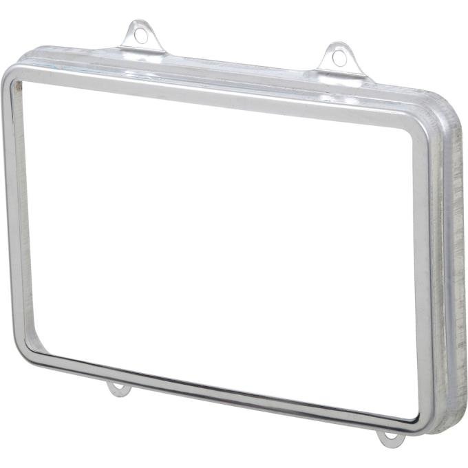 OER 1976-88 GM, Headlamp Retaining Ring, Rectangular Style, Stainless Steel, 4" x 6" Lamp Design, Each 5966170