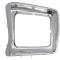1978-79 Ford F-Series Truck/Bronco, Rectangular Headlight Door, Chrome, LH Driver Side