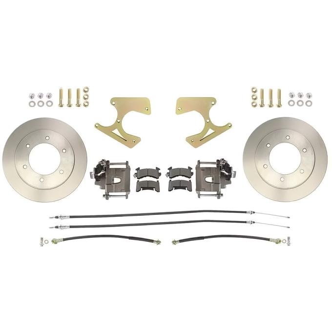 OER 1963-70 Chevrolet, GMC 1/2 ton 2WD Truck, Rear Disc Brake Set, With 6 Lug 12" Plain Rotors BK2060A