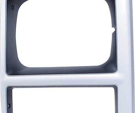 OER 1989-91 Chevrolet Pickup, Blazer, Suburban R/V , Headlamp Bezel, w/Single Headlamp, Drivers Side T70557