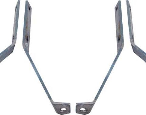 Chevy Truck Bumper Brackets, Rear, Step Side 1963-66