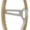 Redline Restomotive® Camaro 69/Chevelle, El Camino 69-72/Nova69-70/Monte Carlo 70-72/Impala 70/Chevy P/U 67-87 3-Spoke Steering Wheel - Comfort Grip (Saddle) LG-00-2594
