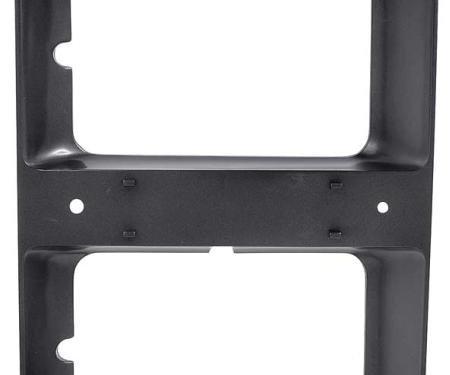 OER 1983-84 Chevrolet Truck Black Headlamp Bezel - Dual Headlamp With Chrome Grill - RH T70075