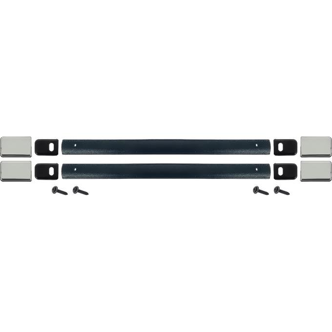 1981-91 Chevy, GMC Pickup, Blazer, Jimmy, Suburban, Door Pull Strap Set, With Hardware, RH and LH, Dark Blue