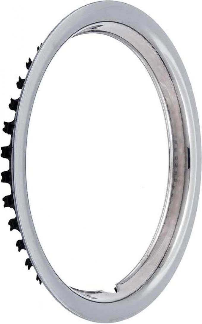 OER 14" Stainless Steel 1-1/2" Deep Round Lip Rally Wheel Trim Ring TK3000