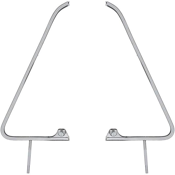 1964-66 Chevrolet, GMC Truck, Panel, Suburban, Vent Window Glass Frames, Chrome, LH and RH, Oair