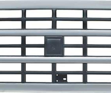 OER 1989-91 Chevrolet Pickup, Blazer, Suburban, Front Grill, Single Headlamps, Argent Silver T70611