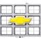 1980 Chevy Pickup, Blazer, Suburban, Grill Assembly, with Bow Tie Emblem, Argent Gray
