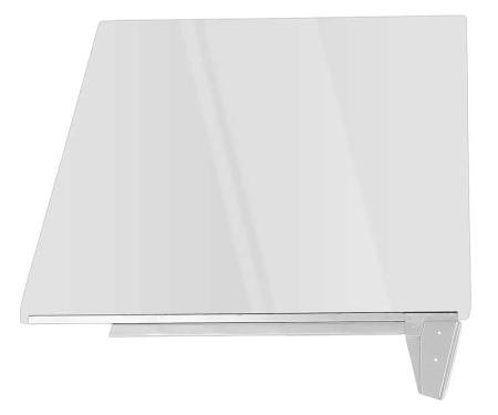 OER 1967-1972 Chevrolet, GMC Suburban, Door Glass, Clear, with Lower Frame, Drivers Side 14842