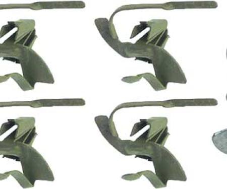 1967-72 Chevrolet, GMC Truck, Upper Tailgate Molding Clip Set