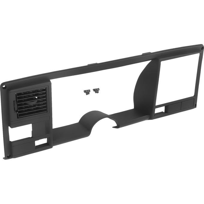 OER 1988-94 Chevy, GMC Pickup, 1992-94 Blazer, Tahoe, Yukon, Suburban, Instrument Panel Dash Bezel, Black, with Air Conditioning 15956796