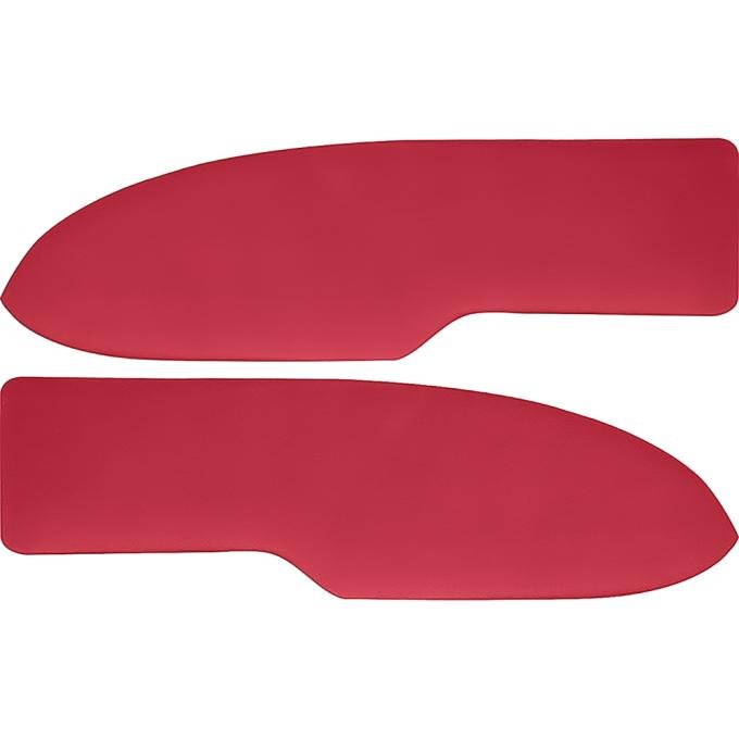 OER 1960-63 Chevy, GMC Pickup, Door Panel Inserts, Padded Vinyl, Red 15471802