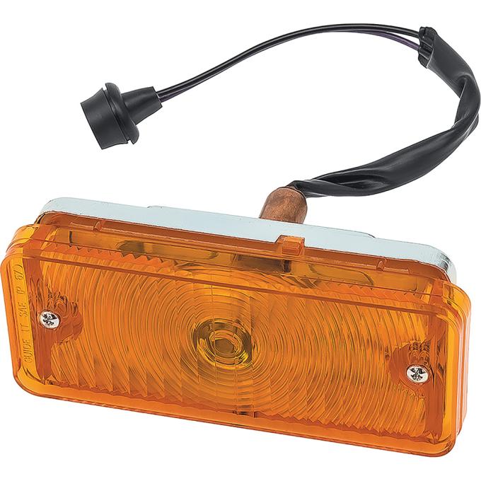 OER 1967-68 Chevrolet Truck, Park Lamp Assembly, with Amber Lens, LH, Driver Side CX1561