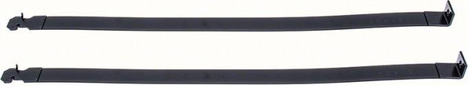 1988-2000 Chevrolet, GMC Pickup Truck, Fuel Tank Mounting Straps, with 8' Foot Bed, 34 Gallon Tank, EDP Coated Steel, Pair