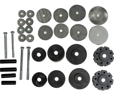 1967-72 Ford F-100, F-250 2wd, Cab to Frame, Mounting Pad, Bushing, and Hardware Kit