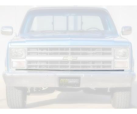 OER 1983-88 Chevrolet, GMC Pickup, Blazer, Jimmy, Suburban, Lower Front Grill Molding C2456