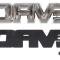 1981-91 Chevrolet, Pickup, Blazer, "Chevrolet" Tailgate Emblem, with Hardware