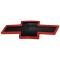 1994-04 Chevrolet Truck, Bow Tie Grill Emblem, Black with Red Border