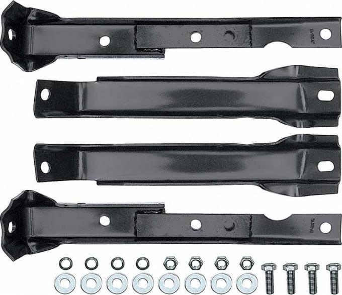 OER 1967-72 Chevrolet/GMC 4 Wheel Drive Shortbed Pickup with Leaf Springs Rear Bumper Bracket Set CX1655