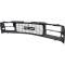 1994-99 GMC Pickup, Yukon, Suburban, Front Grill Assembly, Dual Composite Headlamps, Black