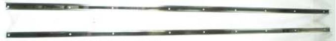 OER 1963-66 Chevrolet, GMC Truck, Angle Strips, Stepside, Long Bed, Polished Stainless, Pair 110151