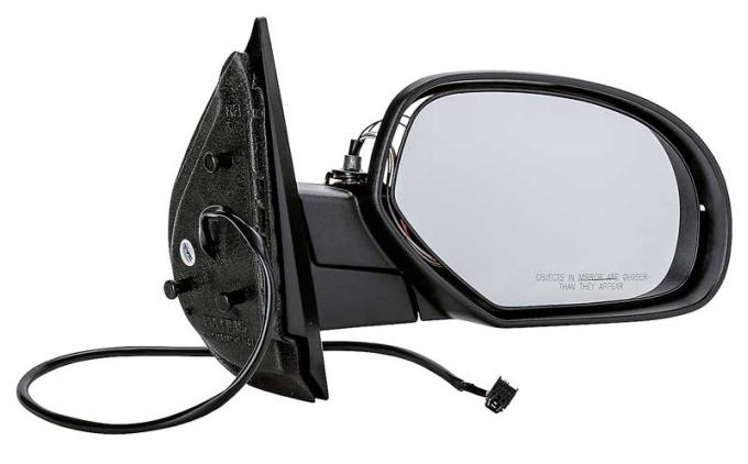 2007-13 Tahoe, Suburban, Yukon, Power Outer Door Mirror, Heated, without Puddle Light, Black, Paint To Match, RH Passenger Side