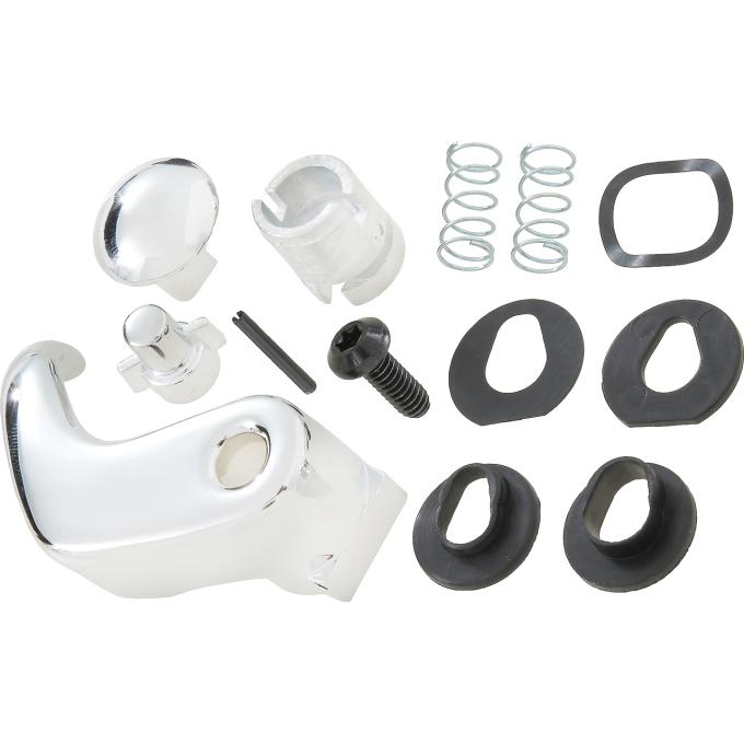 1980-91 Chevrolet, GMC Truck, Blazer, Jimmy, Suburban, Vent Window Handle Kit, Chrome Head Pin, RH, Passenger Side