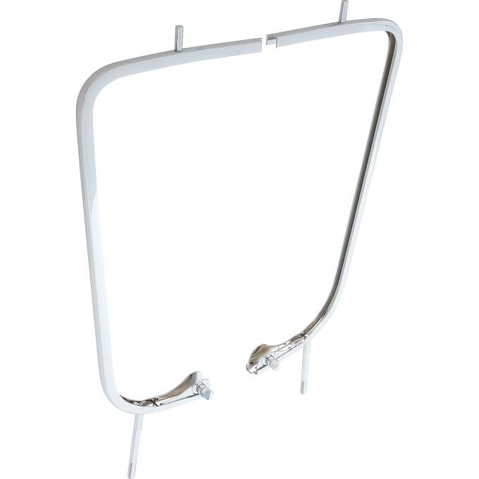 1955-59 Chevrolet, GMC Pickup Truck, Chrome Vent Window Glass Frames, LH & RH, Pair