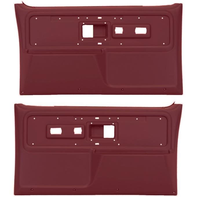 OER 1977-80 Chevrolet/GMC Truck, Blazer, Jimmy, Suburban, Front Door Panels, Silverado, Red TL310704