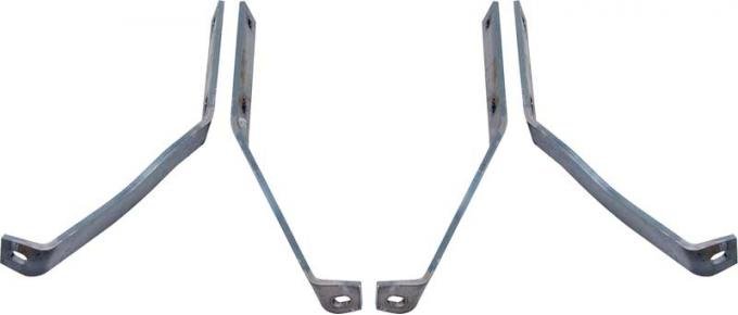 Chevy Truck Bumper Brackets, Rear, Step Side 1963-66