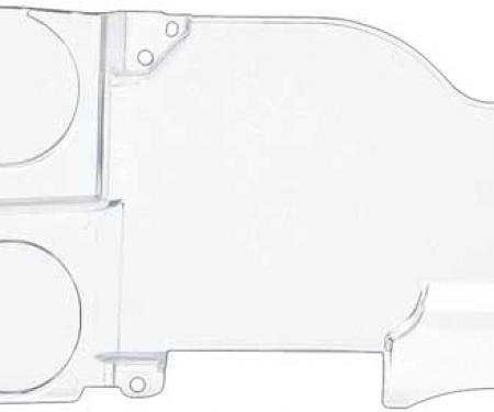 Chevy Truck Instrument Cluster Lens, with Gauges & Clock, 1973-1980