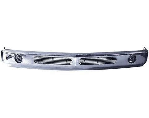 OER 1988-98 Chevy Truck, Front Bumper, With Dual Insert & Fog Lights, Paintable T71102P