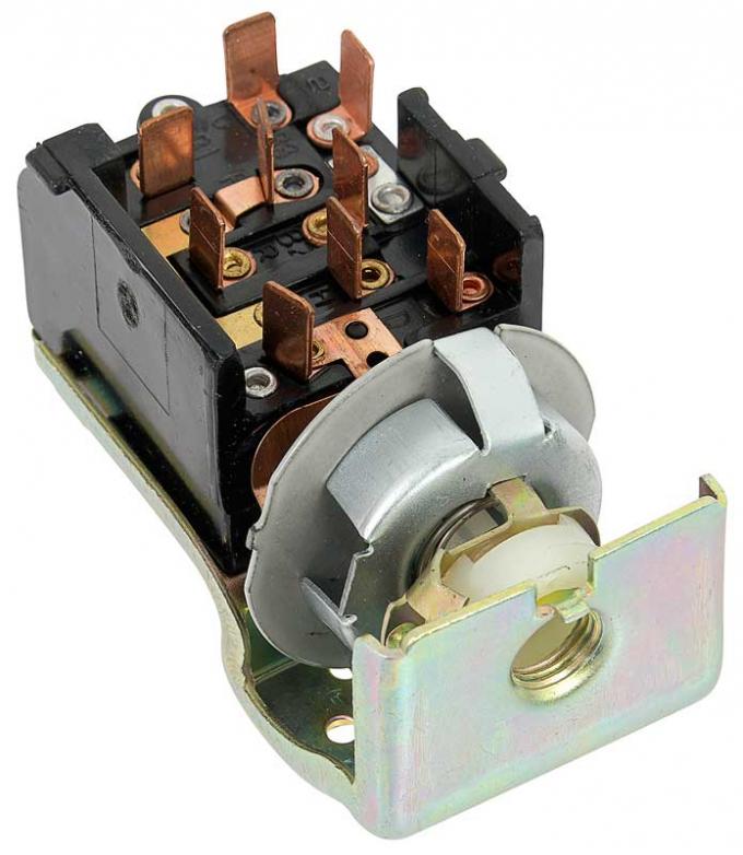 1975-99 Chrysler. Dodge, Plymouth, Headlamp Switch, 9-Terminal, with Circuitboard Rheostat