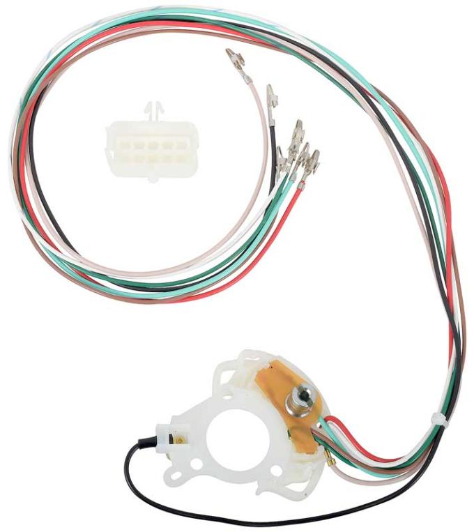 1967-71 Dodge, Plymouth A, B, E-Body, Turn Signal Switch, w/o Tilt, 7 Wire Switch, 1st Design