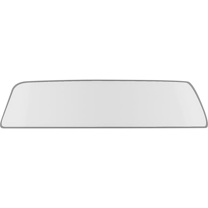 OER 1973-91 Chevrolet, GMC C/K, R/V Pickup, Back Window Glass, Flush Mount, Glue-In, No Molding Needed, Gray Tint FM1135Y