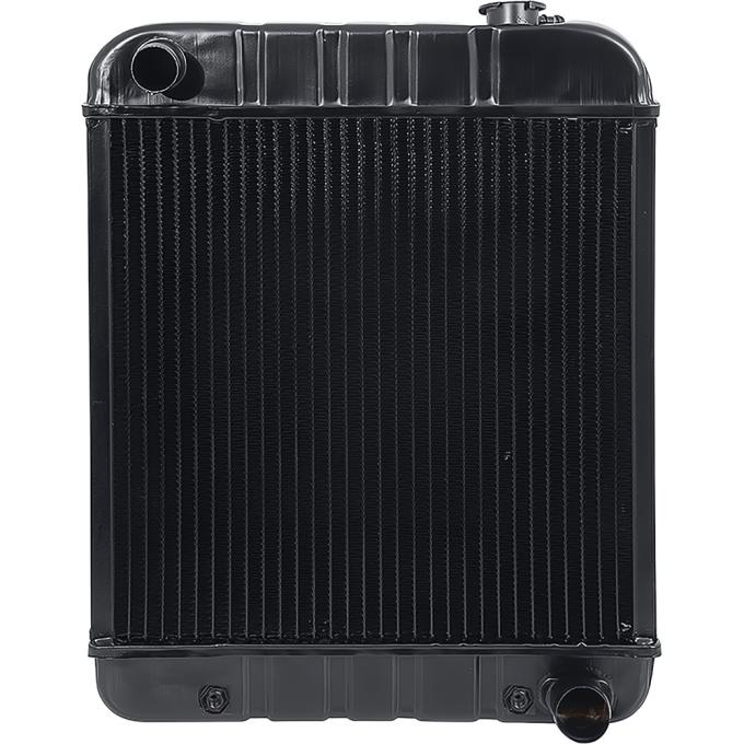 1963-66 Chevrolet/GMC Truck L6 230 with AT 3 Row Copper/Brass Radiator (17-3/8" x 18-1/2" x 2" Core)