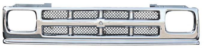 Key Parts '93 Grille Chrome Silver and Black 0870-044