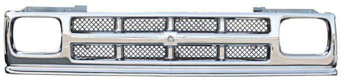 Key Parts '93 Grille Chrome Silver and Black 0870-044