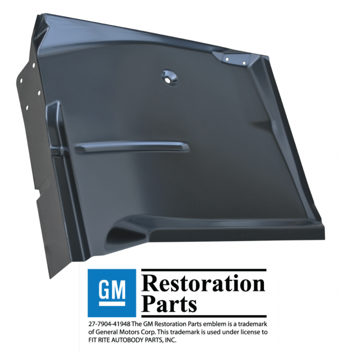 Key Parts '67-'72 Restoration Quality Floor Pan, LH 0849-281