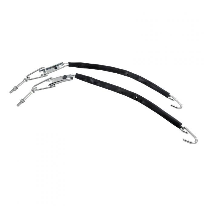 Dennis Carpenter Tailgate Chain & Bracket - Styleside Bed - 1957-63 Ford Truck B7C-9944456-PR